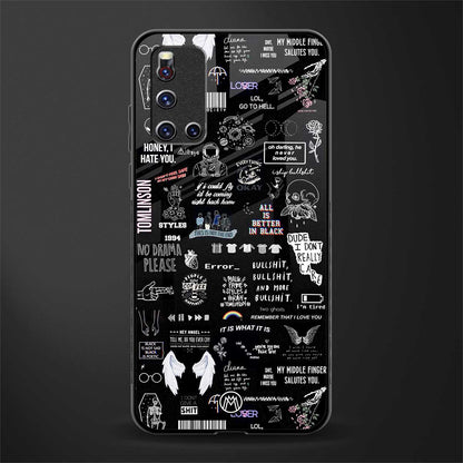 all is better in black glass case for vivo v19 image