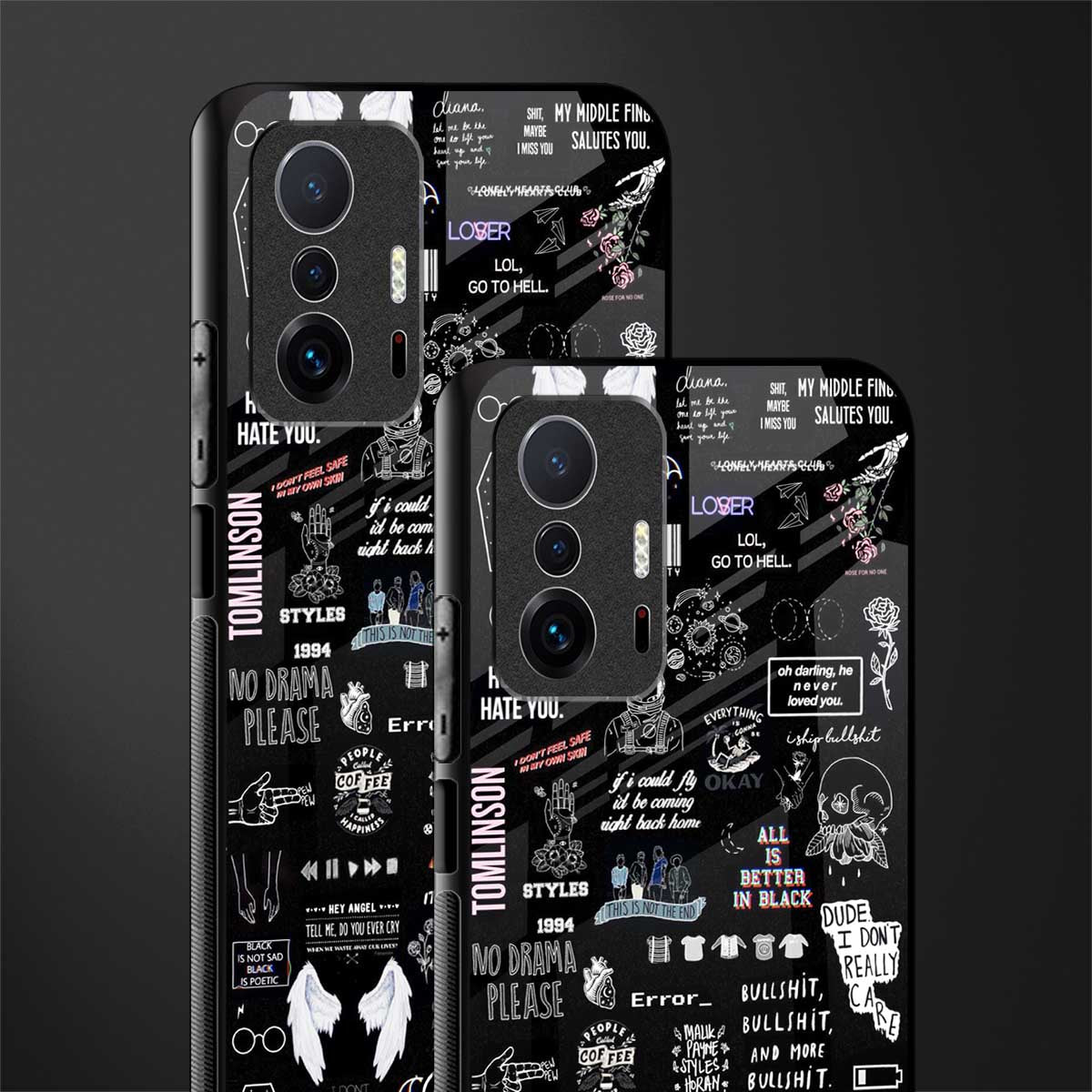 all is better in black glass case for mi 11t pro 5g image-2