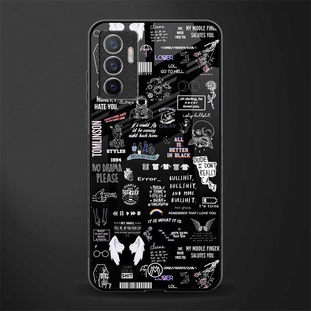 all is better in black glass case for vivo v23e image