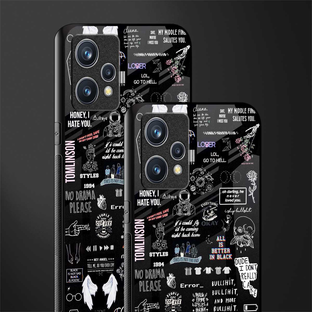all is better in black glass case for realme 9 pro plus 5g image-2
