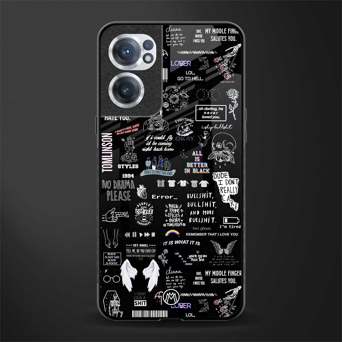 all is better in black glass case for oneplus nord ce 2 5g image