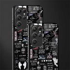 all is better in black glass case for samsung galaxy s21 ultra image-2