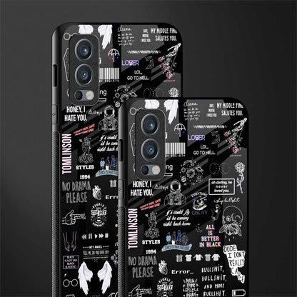 all is better in black glass case for oneplus nord 2 5g image-2