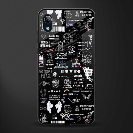 all is better in black glass case for vivo y90 image
