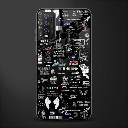 all is better in black glass case for vivo y50 image