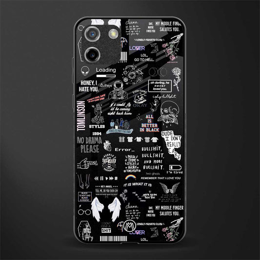 all is better in black glass case for realme c11 image