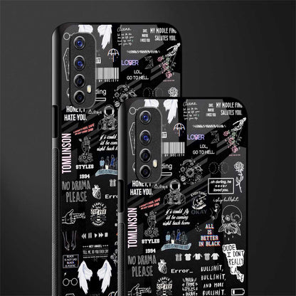 all is better in black glass case for realme narzo 20 pro image-2