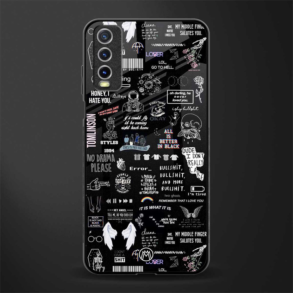 all is better in black glass case for vivo y20i vivo y20t image