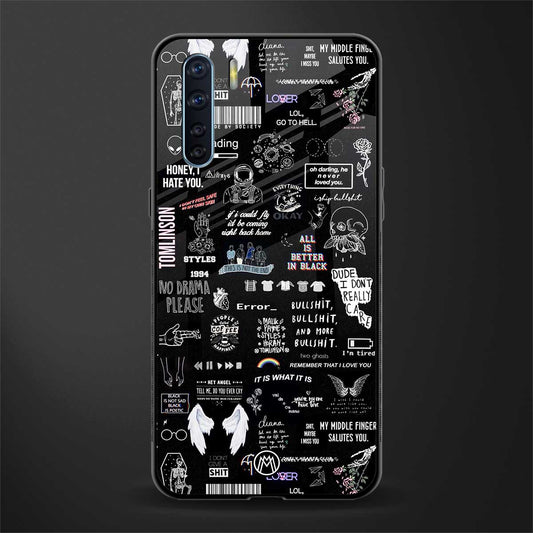 all is better in black glass case for oppo f15 image