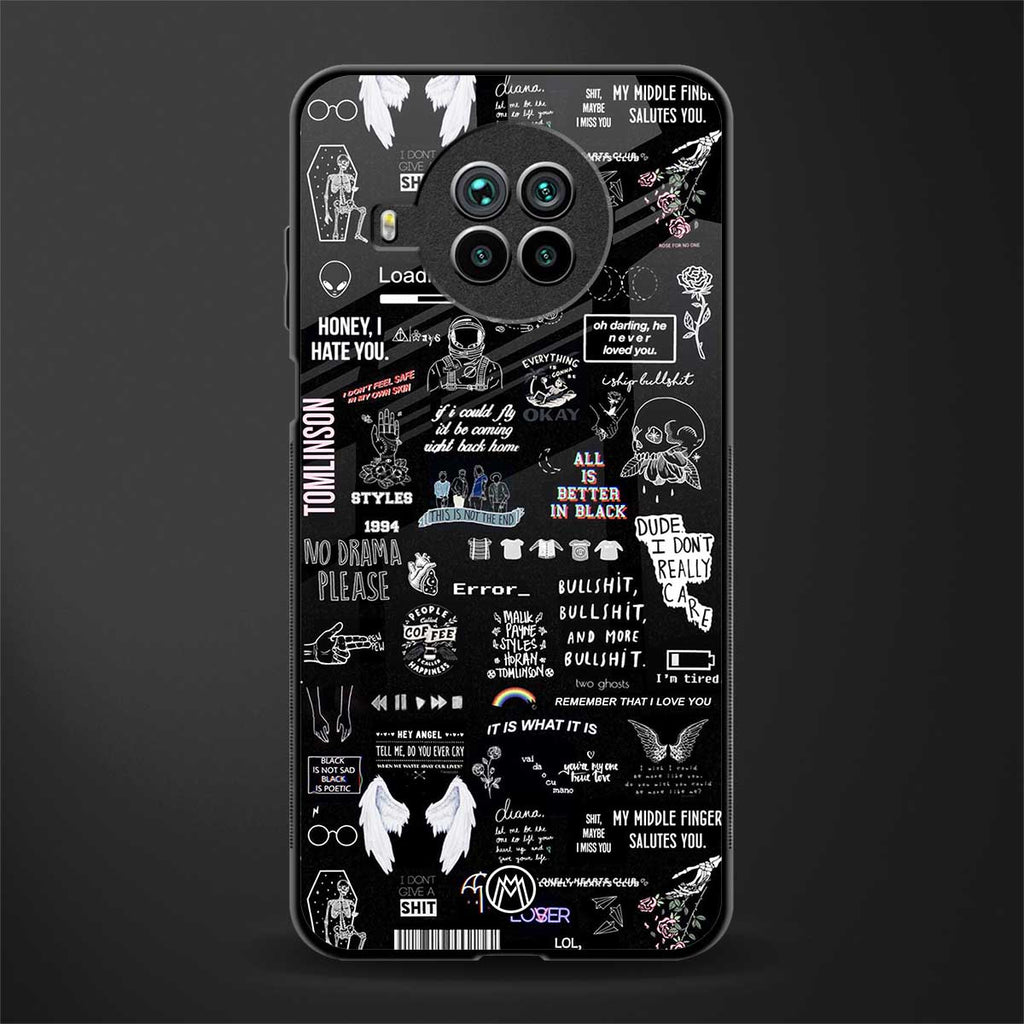 all is better in black glass case for mi 10i image