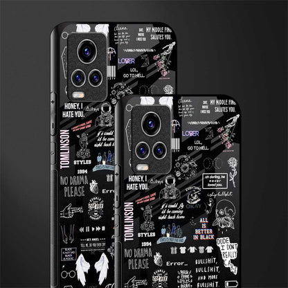 all is better in black glass case for vivo v20 pro image-2