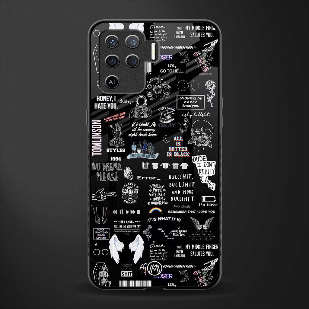all is better in black glass case for oppo f19 pro image