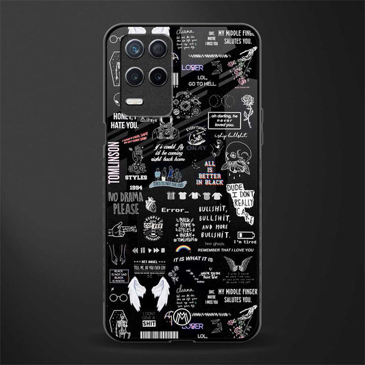 all is better in black glass case for realme narzo 30 5g image