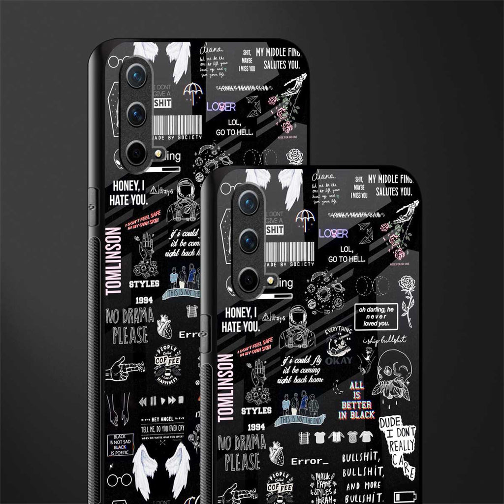 all is better in black glass case for oneplus nord ce 5g image-2