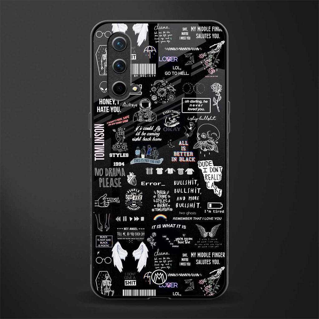 all is better in black glass case for oneplus nord ce 5g image