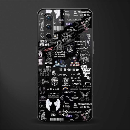 all is better in black glass case for oneplus nord ce 5g image