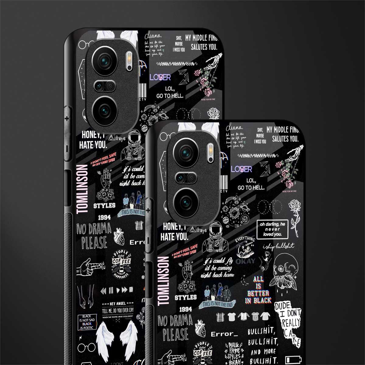 all is better in black glass case for mi 11x 5g image-2