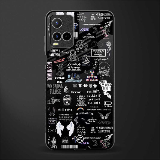 all is better in black glass case for vivo y33s vivo y33t image
