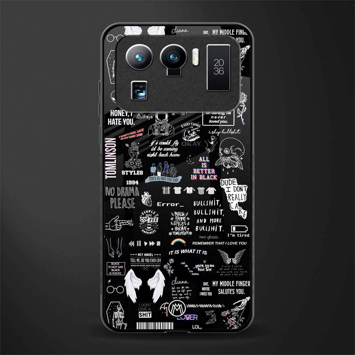 all is better in black glass case for mi 11 ultra 5g image