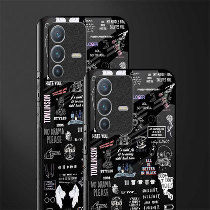 all is better in black glass case for vivo v23 pro 5g image-2