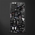 all is better in black back phone cover | glass case for samsung galaxy a53 5g