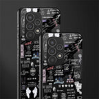 all is better in black back phone cover | glass case for samsung galaxy a73 5g