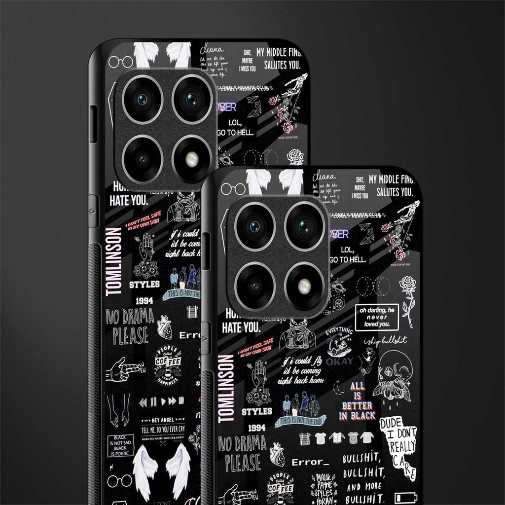 all is better in black glass case for oneplus 10 pro 5g image-2