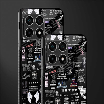 all is better in black glass case for oneplus 10 pro 5g image-2