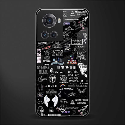 all is better in black back phone cover | glass case for oneplus 10r 5g