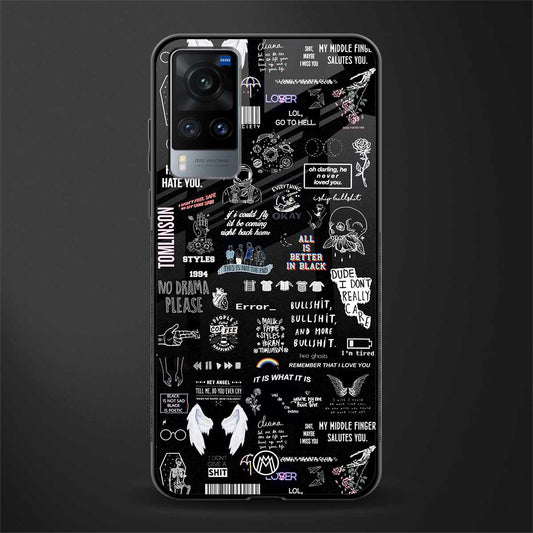 all is better in black glass case for vivo x60 image