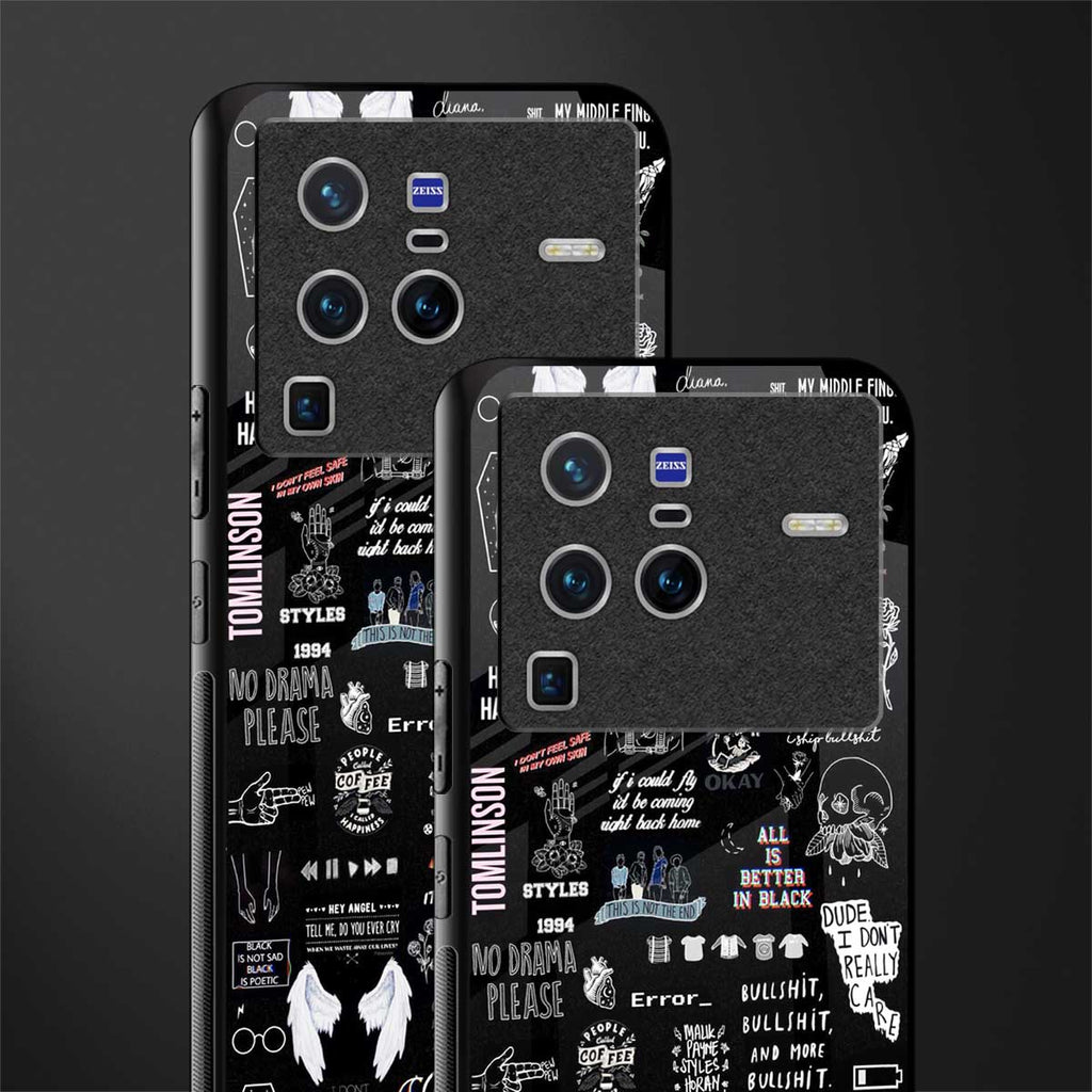 all is better in black glass case for vivo x80 pro 5g image-2