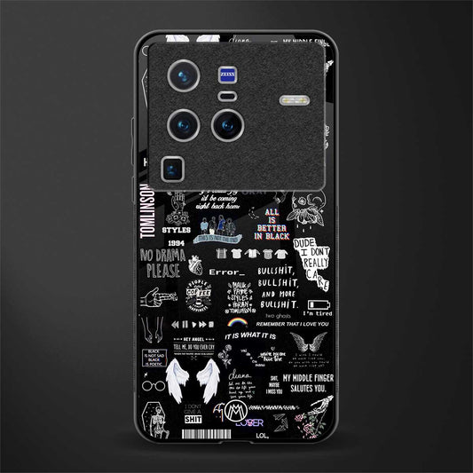 all is better in black glass case for vivo x80 pro 5g image