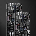 all is better in black glass case for oneplus 8 pro image-2