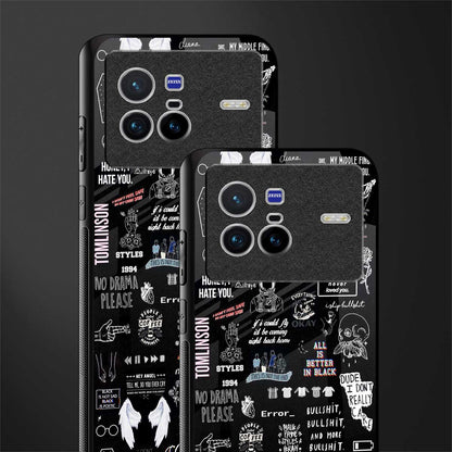 all is better in black glass case for vivo x80 image-2