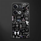 all is better in black back phone cover | glass case for oppo reno 8