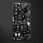 all is better in black back phone cover | glass case for samsung galaxy f23 5g