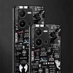 all is better in black back phone cover | glass case for vivo y35 4g