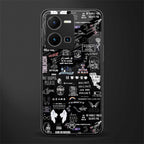 all is better in black back phone cover | glass case for vivo y35 4g