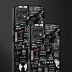 all is better in black back phone cover | glass case for samsung galaxy f42