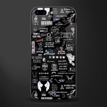 all is better in black glass case for iphone 7 plus image