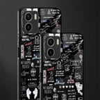 all is better in black back phone cover | glass case for vivo y72