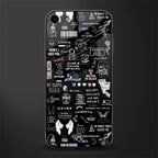 all is better in black glass case for iphone se 2020 image