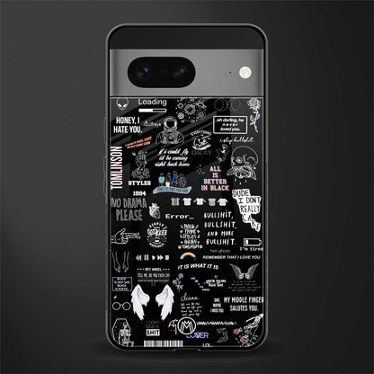 all is better in black back phone cover | glass case for google pixel 7