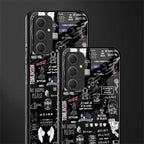 all is better in black back phone cover | glass case for samsung galaxy a54 5g