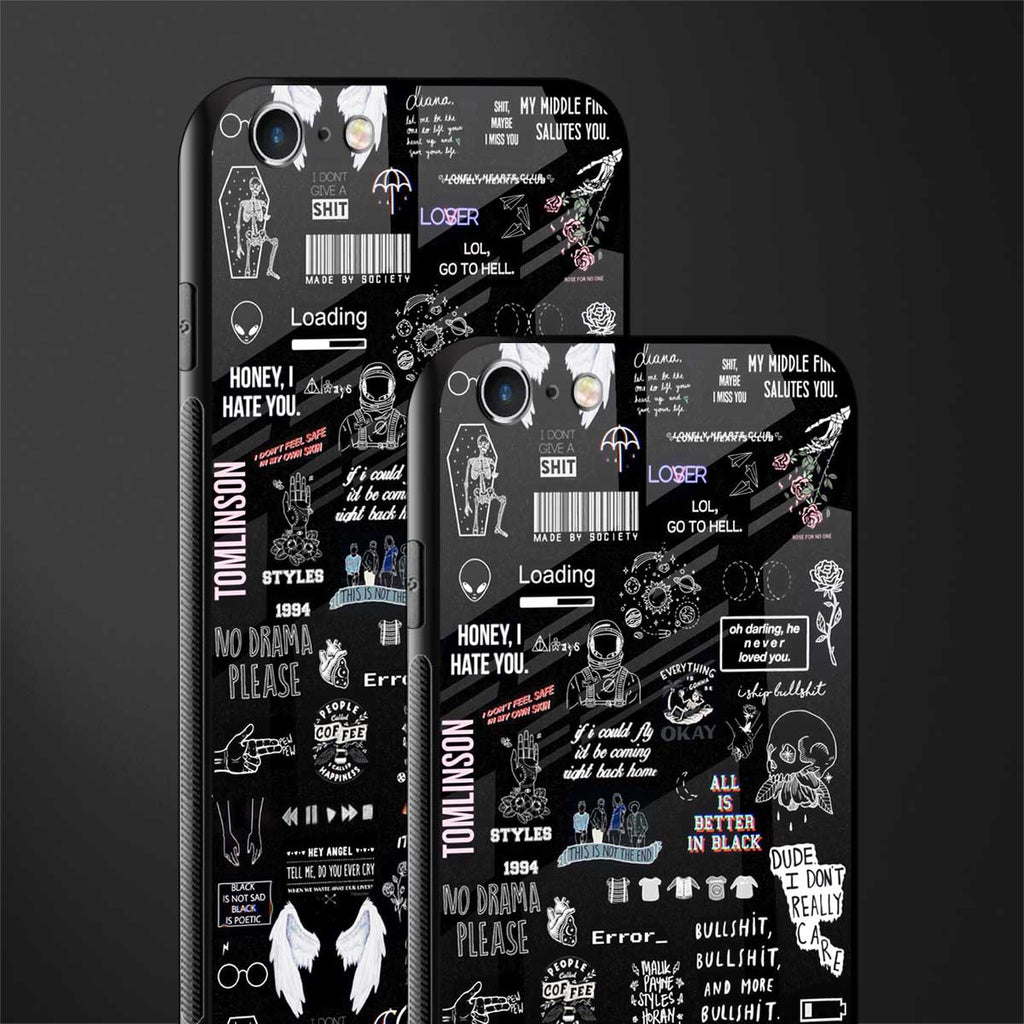 all is better in black glass case for iphone 6 plus image-2