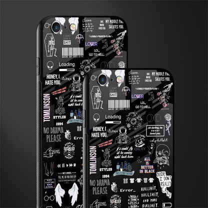 all is better in black glass case for iphone 6 image-2
