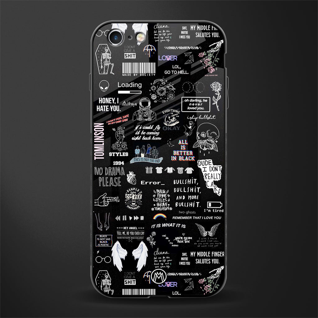 all is better in black glass case for iphone 6 plus image