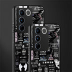 all is better in black back phone cover | glass case for vivo v27 pro 5g