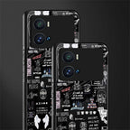 all is better in black back phone cover | glass case for iQOO 9 Pro