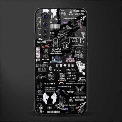 all is better in black glass case for oneplus nord ac2001 image